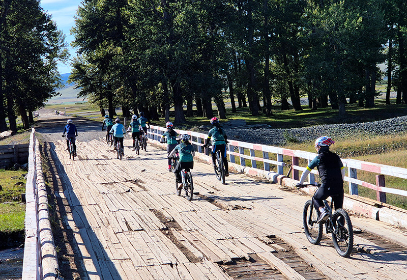 Cycling in Mongolia